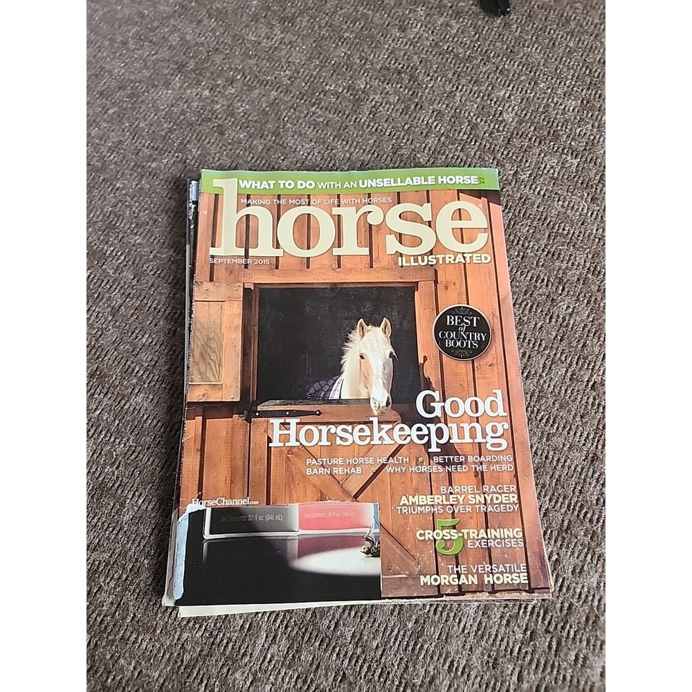 Horse Illustrated Magazine Lot 2015 Sept Oct Nov‎ Dec Equestrian Morgan Mustang